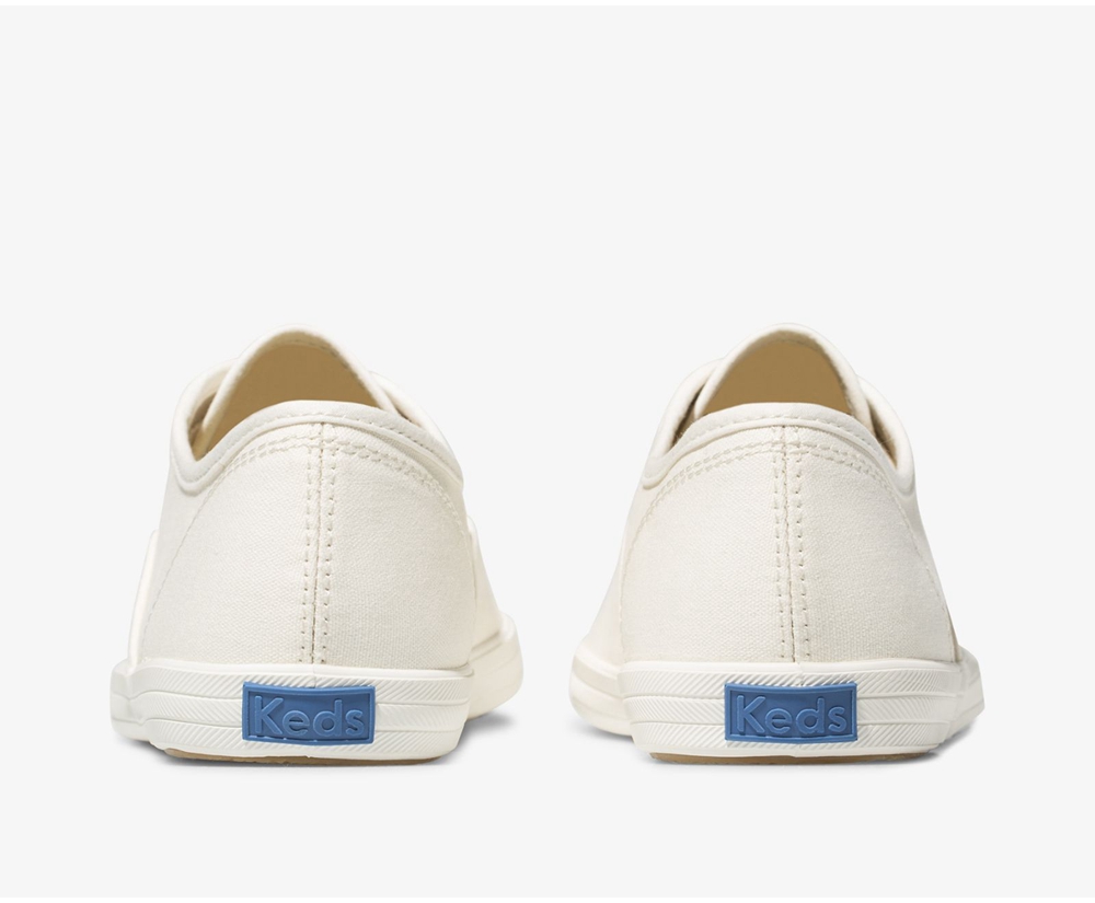 Tenis Keds Mujer Blancos - Vintage Champion Lona - 6893-CENQB